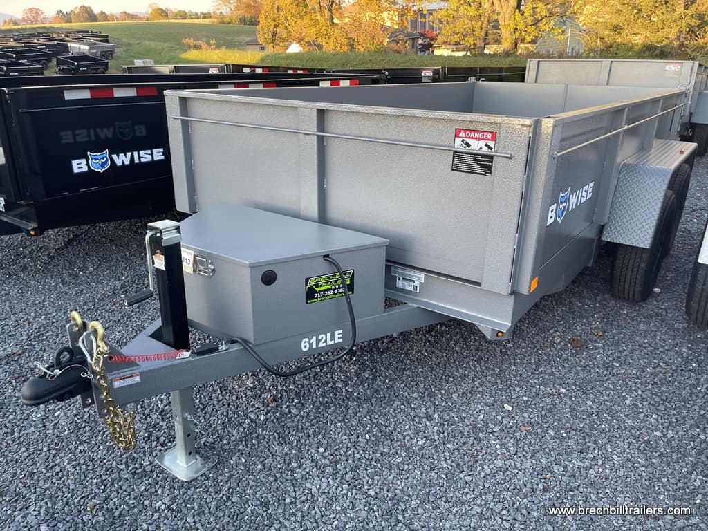 BWISE DUMP TRAILER FOR SALE HTONE GRAY