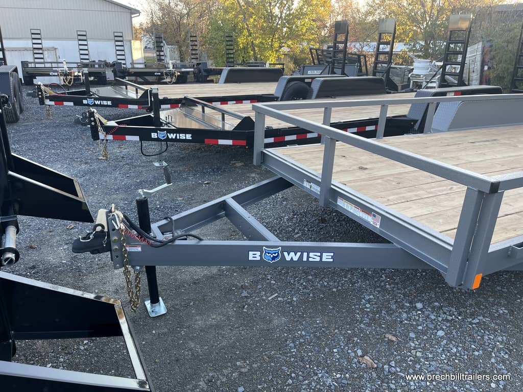 HEAVY DUTY LANDSCAPE UTILITY TRAILER WITH MESH RAMP GATE