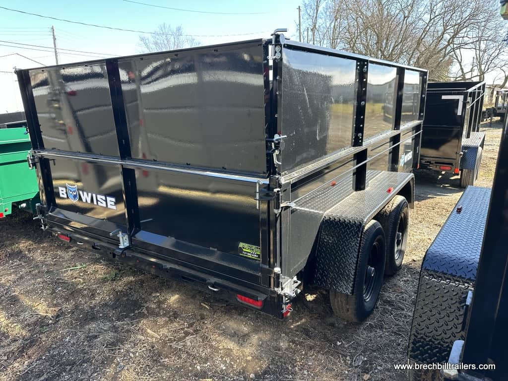 Back of the dump trailer