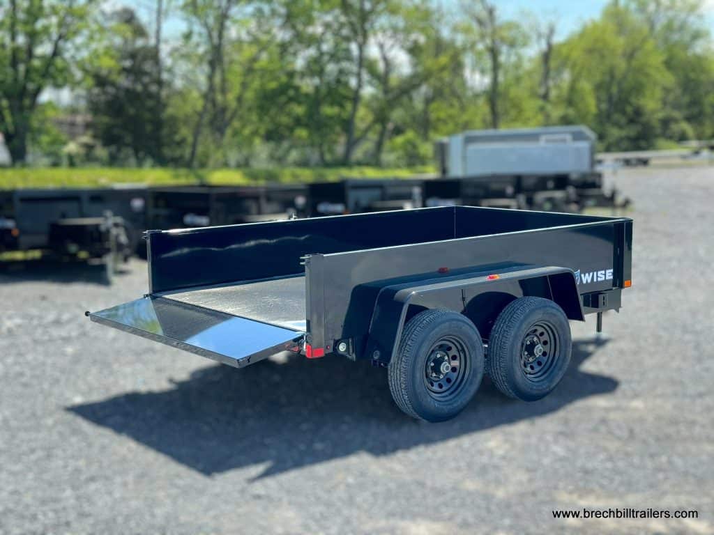 A 6x10 Bwise Light Duty 10K Dump Trailer