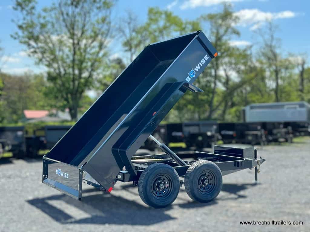 Bwise Light Duty 10K Dump Trailer 6x10 side view