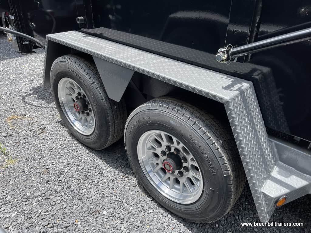 Fender on the Bwise DU 7x16 Ultimate Dump Trailer 17.6K (DU16-17)