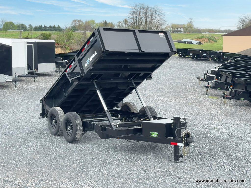 Bwise LPHD 7x12 Heavy Duty Low Pro Dump Trailer