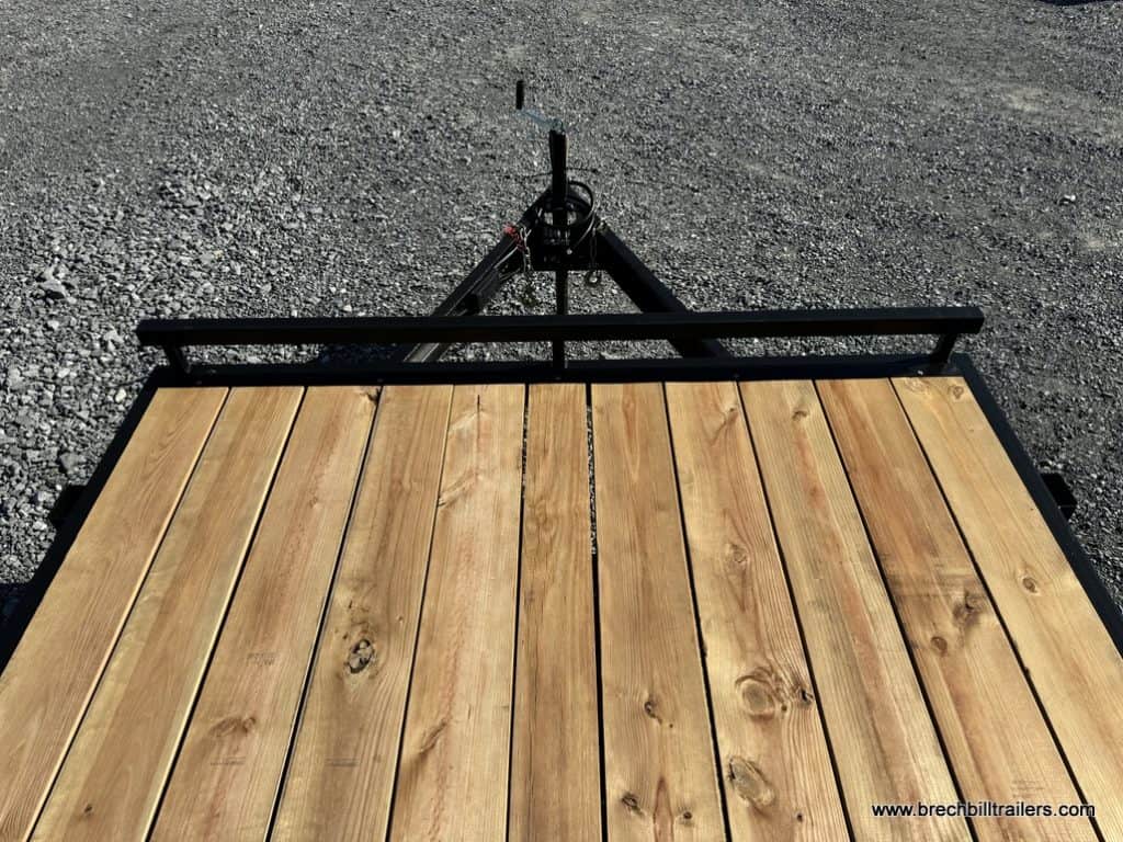 The perfect new deck on a Bwise equipment trailer.