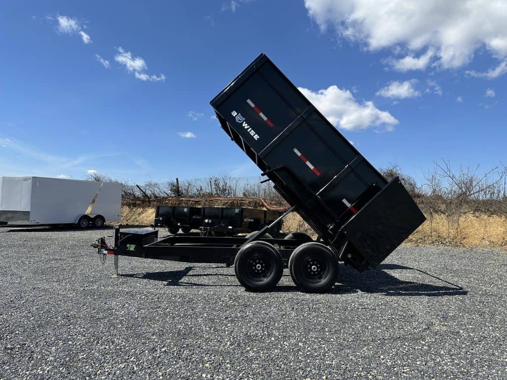 Bwise Dump Trailer 6'x12'x12K (DT612LP-LE-12-H) NC009153
