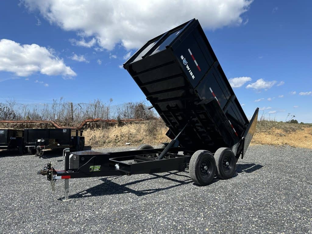 Bwise Dump Trailer 6'x12'x12K (DT612LP-LE-12-H) NC009153