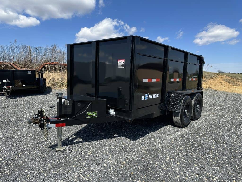 New 6x12 Bwise dump trailer.