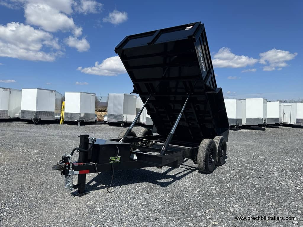 Brand new Bwise LPHD Heavy Duty Low Pro Dump Trailer 7'x12'x14K (DT712LPHD-14)
