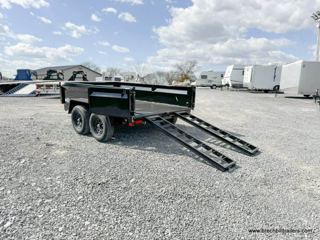 Bwise LP LE 10K Low Pro Dump Trailer with ramps down.