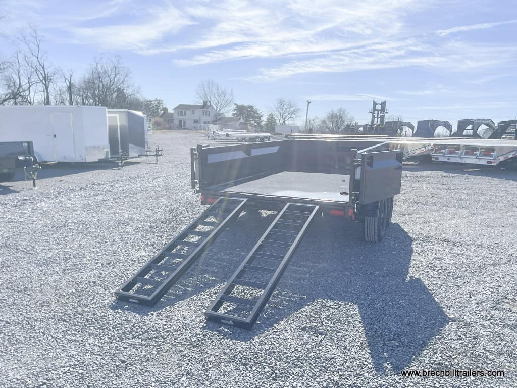Bwise LP LE 10K Low Pro Dump Trailer with ramps down