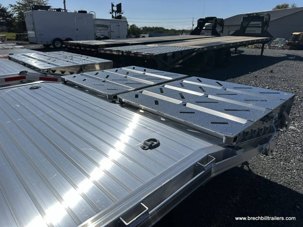 Aluminum trailer ramps.