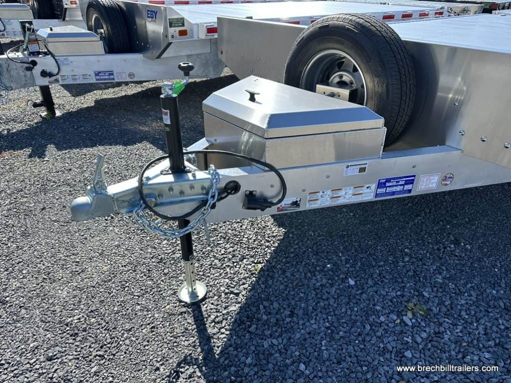 Trailer parked.