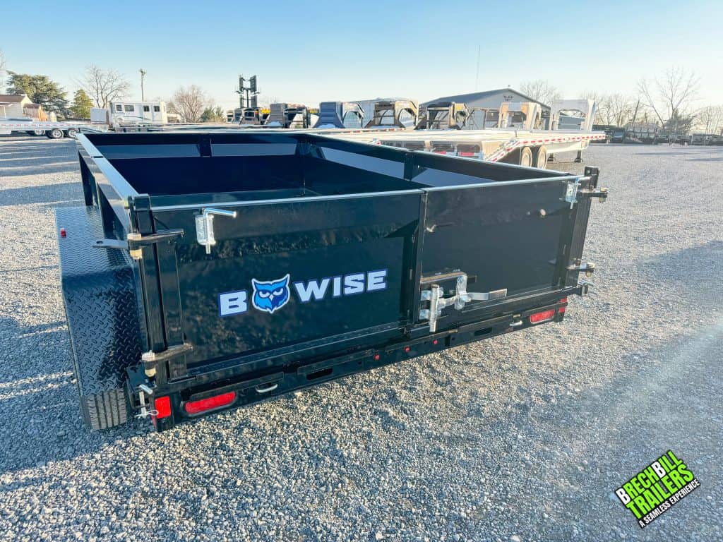 Back of Bwise dump trailer
