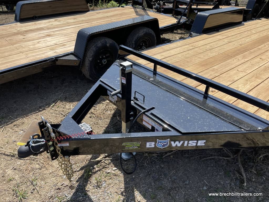 Parked trailer