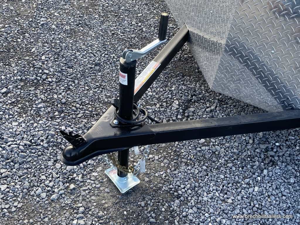 SMALL ENCLOSED CARGO HAULER TRAILER SILVER GRAY