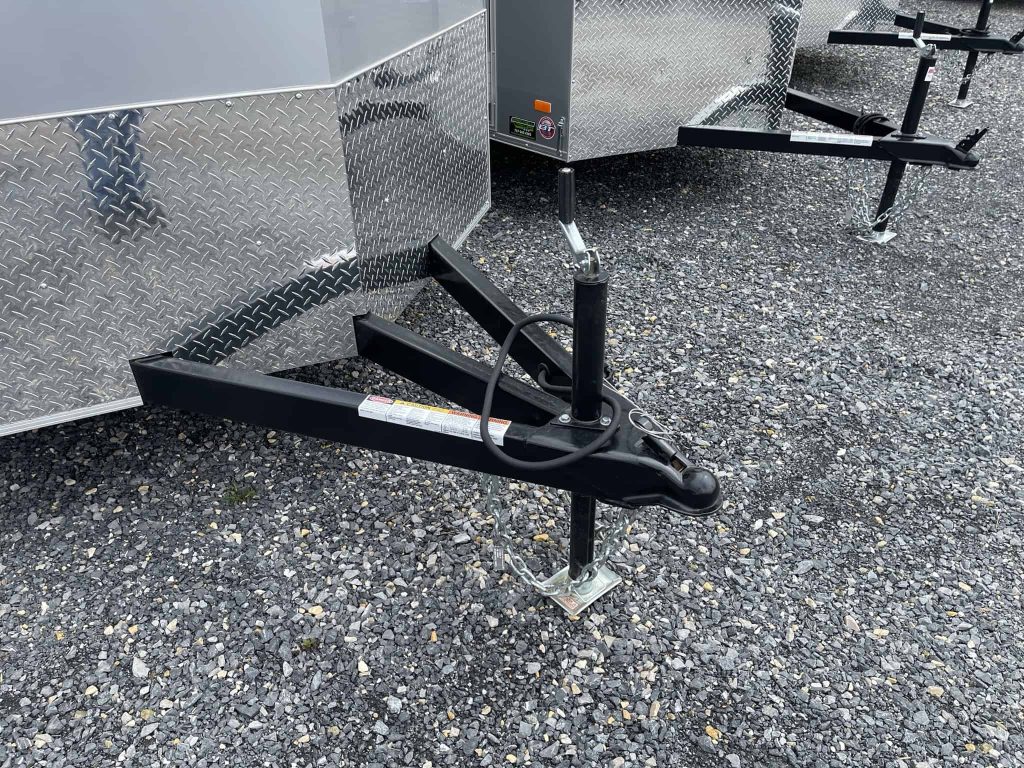 ENCLOSED CARGO HAULER TRAILER SILVER