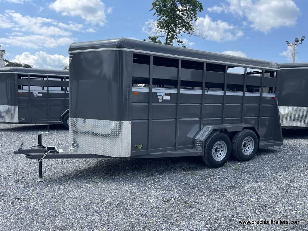 Side of a Valley stock trailer for sale