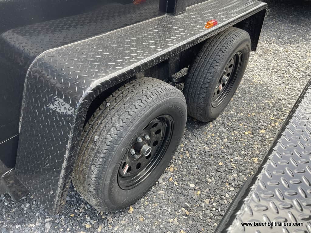 Wheels on the Bwise LP LE Low Pro dump trailer