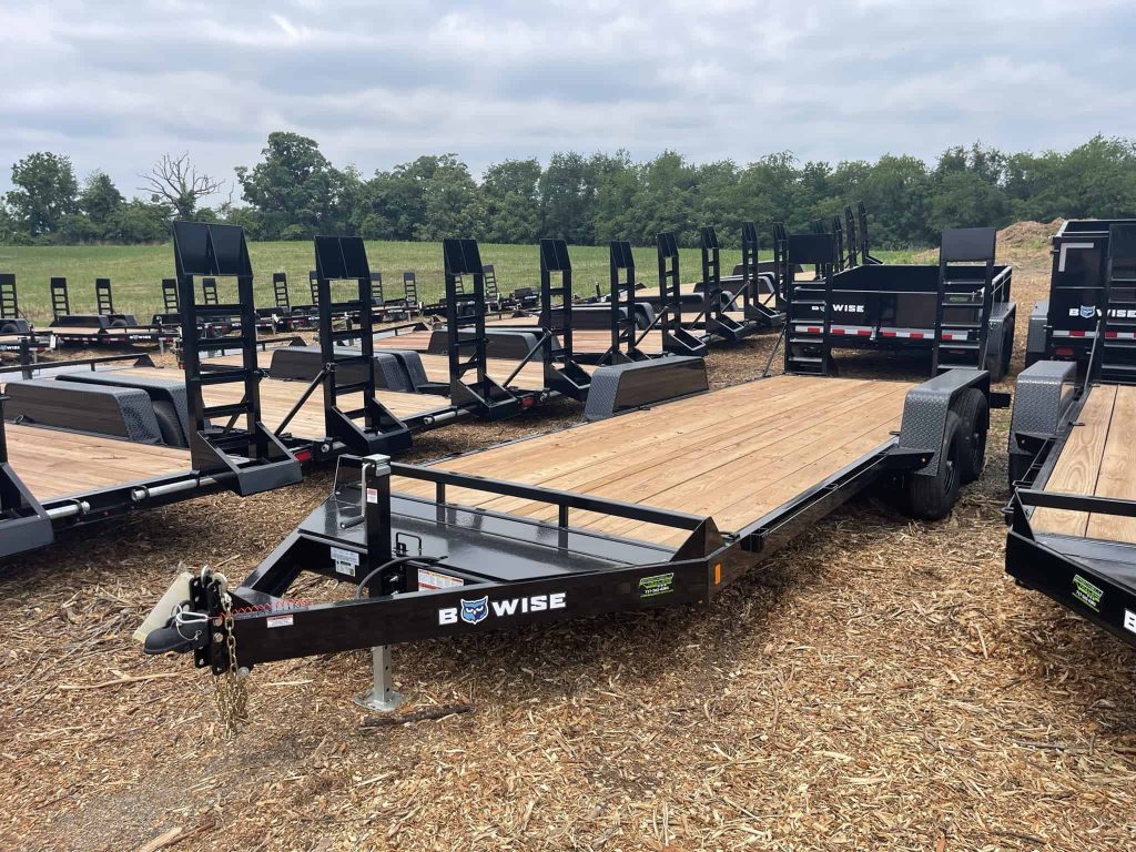 20ft long Bwise EH Low Pro Equipment Trailer for sale