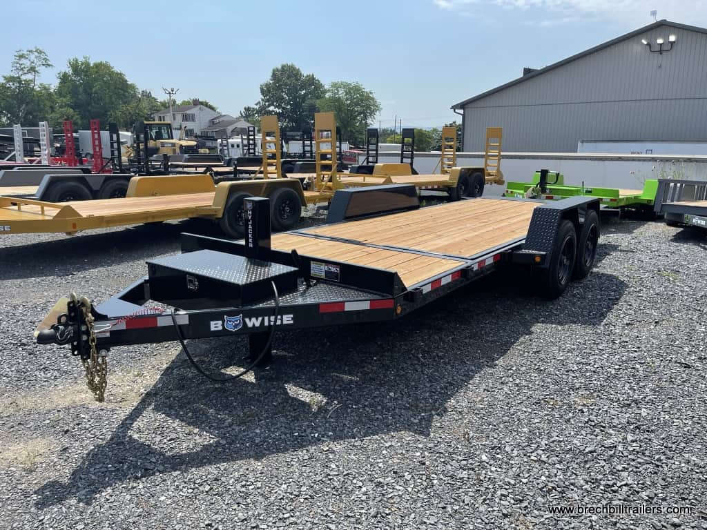 BWise Hydraulic Tilt Deck Trailer with Steel Frame