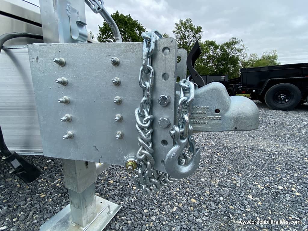 EBY Deck-Over Equipment Trailer coupler