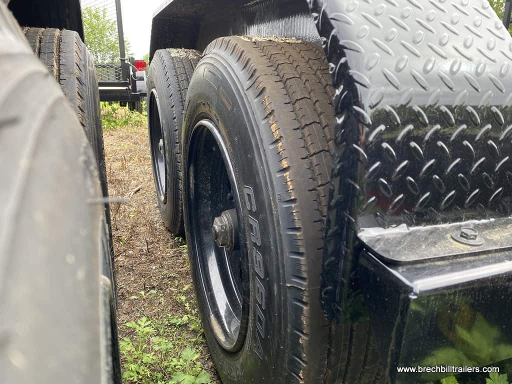 BigTex Super Duty Tilt Deck Equipment Trailer Wheel
