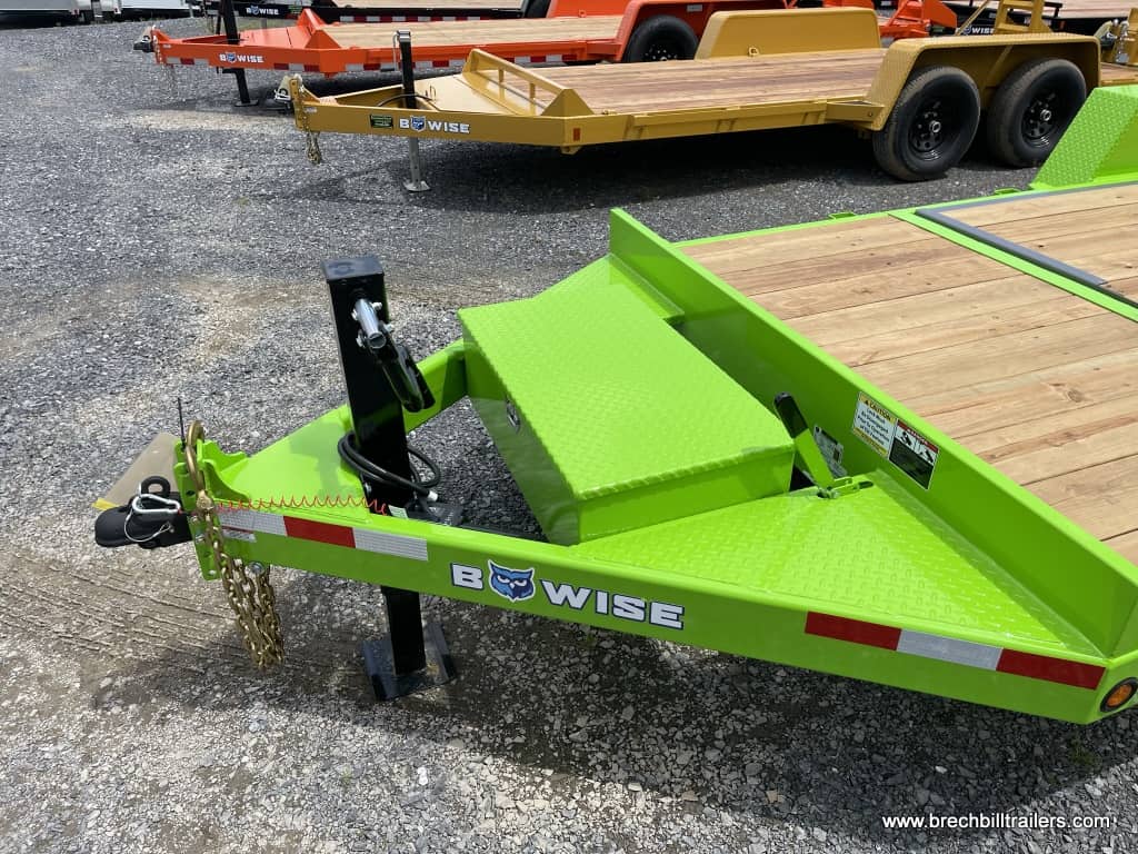 Green Bwise Low Pro Heavy Duty Gravity Tilt Trailer