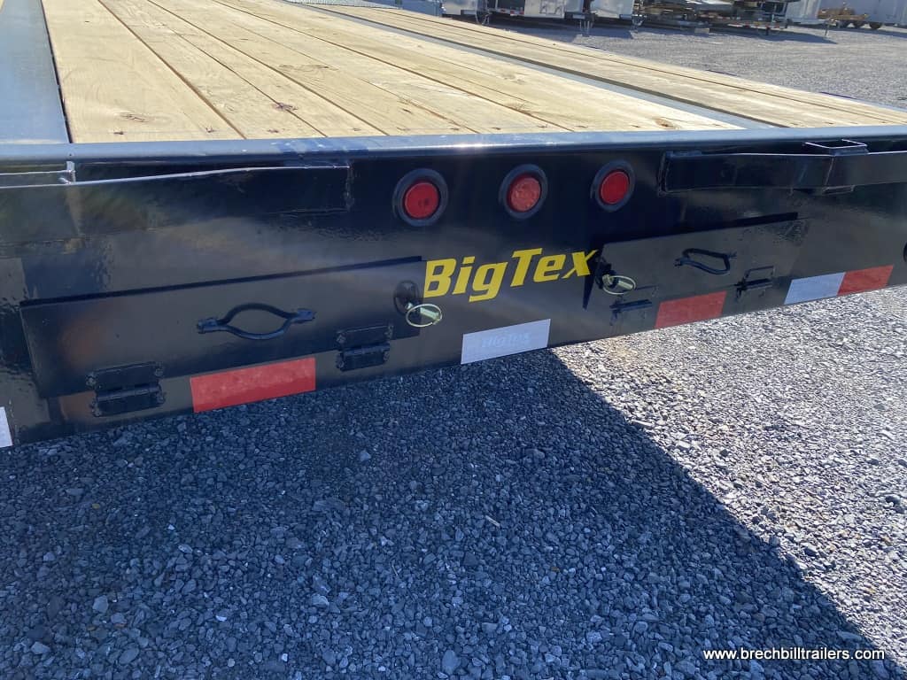 BigTex Tandem Dual-Wheel Gooseneck Trailer Rear
