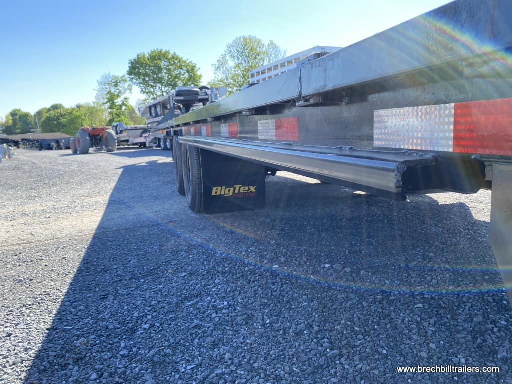 BigTex Tandem Dual-Wheel Gooseneck Trailer - Side Profile