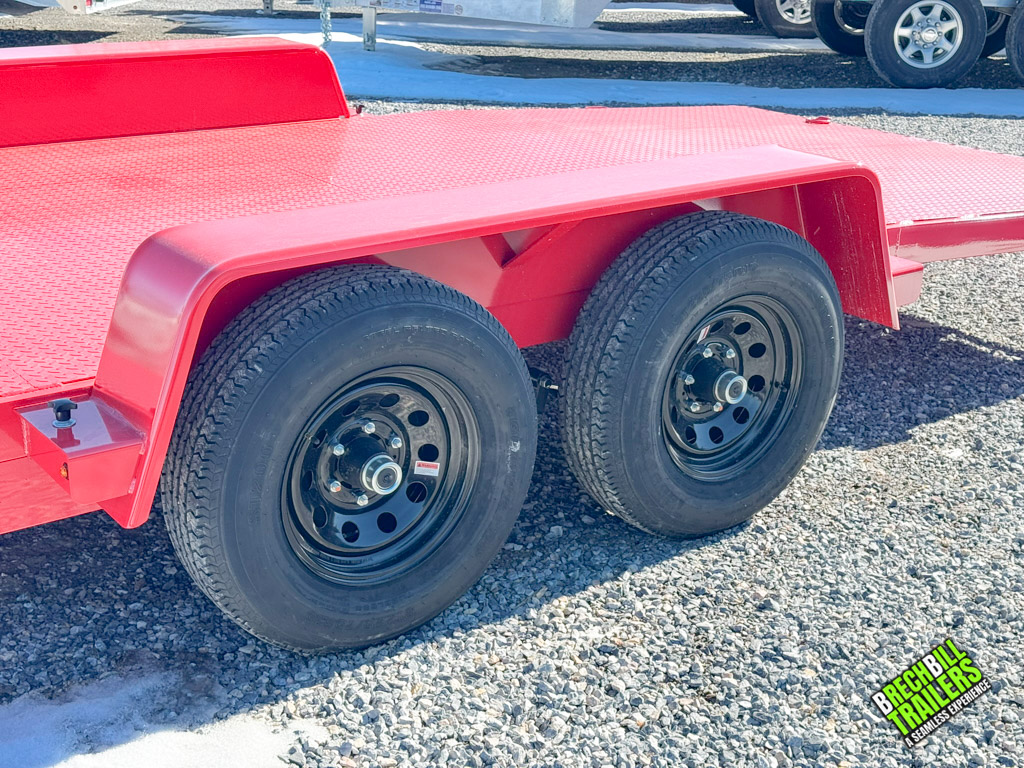 Wheels on the Bwise 10K CH Car-Hauler Trailer
