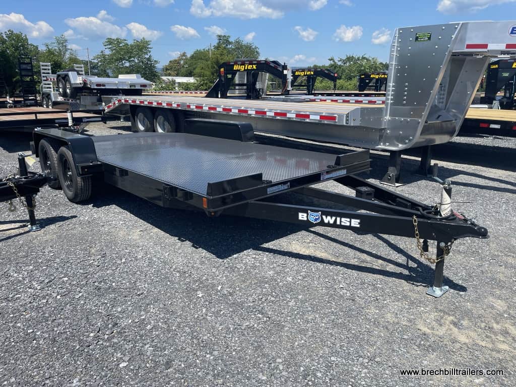 BWise Car Hauler Trailer - Black Mod Wheels