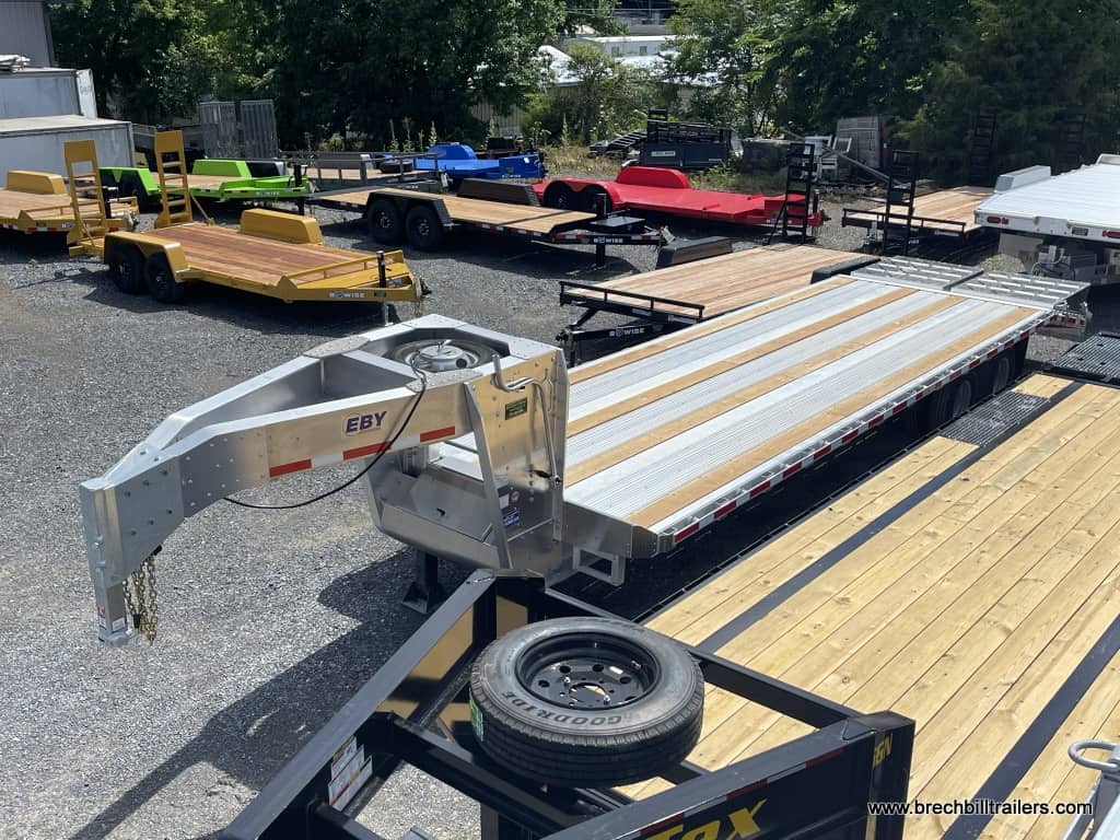 EBY 25K Deck-Over Gooseneck Equipment Trailer 30’x102″