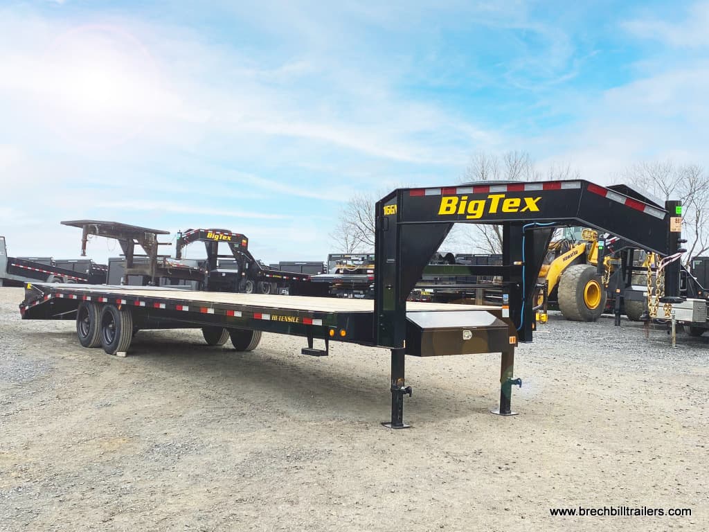 BigTex Super Duty Single-Wheel Tandem Axle Gooseneck Trailer