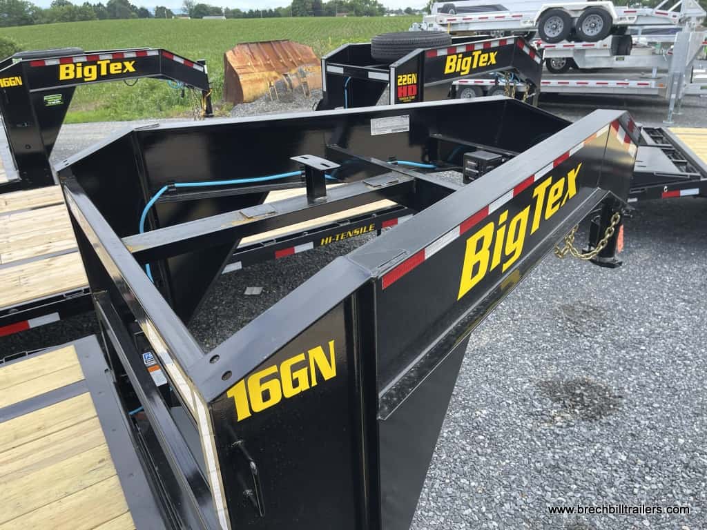 BigTex Super-Duty Single-Wheel Tandem Axle Gooseneck