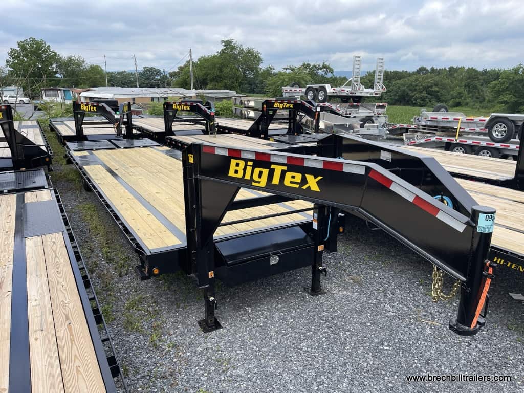 Big Tex Super Duty Single Wheel Tandem Axle Gooseneck Trailer, mega ramps