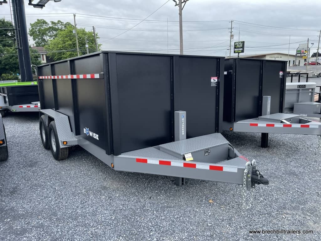 Like New Bwise Heavy Duty Dump Trailer 7x14 (DLP14-15-H)