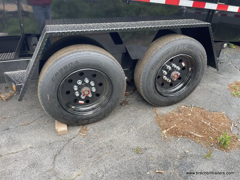 Wheels on the Bwise DLP Heavy Duty Dump Trailer