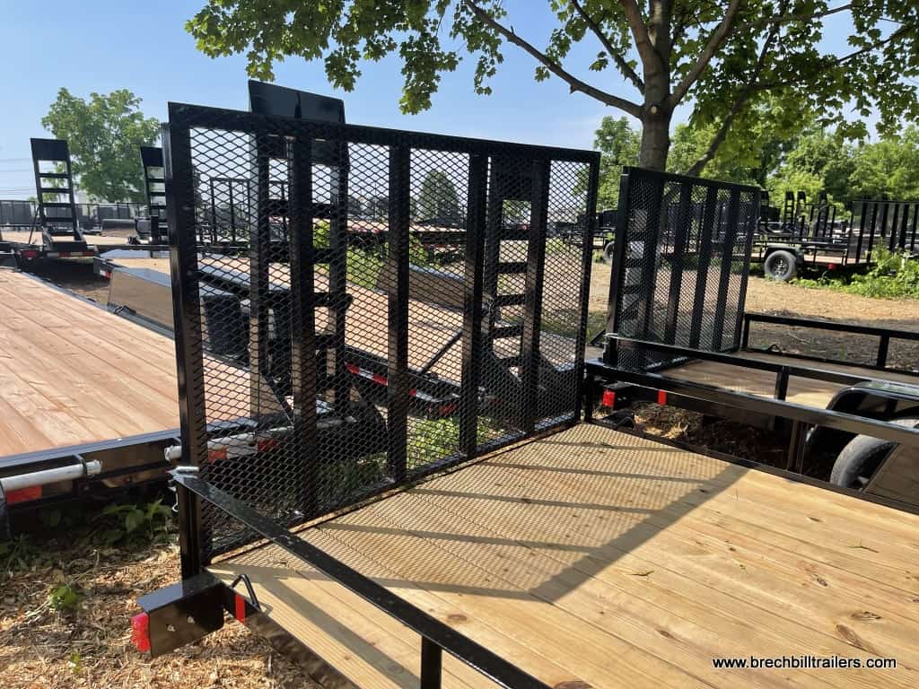Trailers ramps for easy loading of equipment