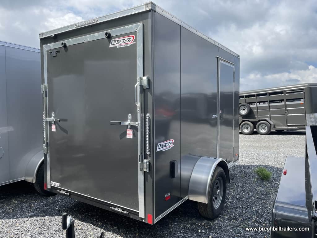 Bravo Scout Enclosed Cargo Trailer 6'x10.5’x3K (SC610SA) CHARCOAL METALLIC