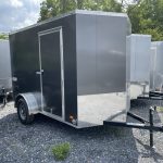 Bravo Scout Enclosed Cargo Trailer - Charcoal Steel Frame