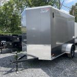 Charcoal metallic Bravo Scout Enclosed Cargo Trailer