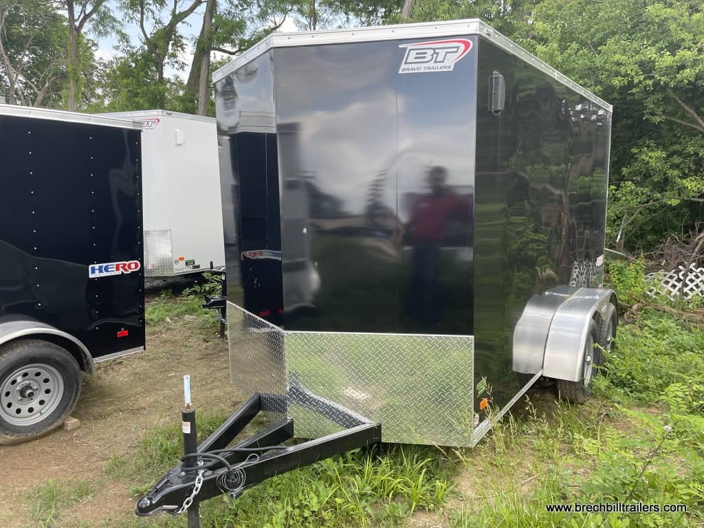 Bravo Scout Enclosed Cargo Trailer Black - Medium Duty