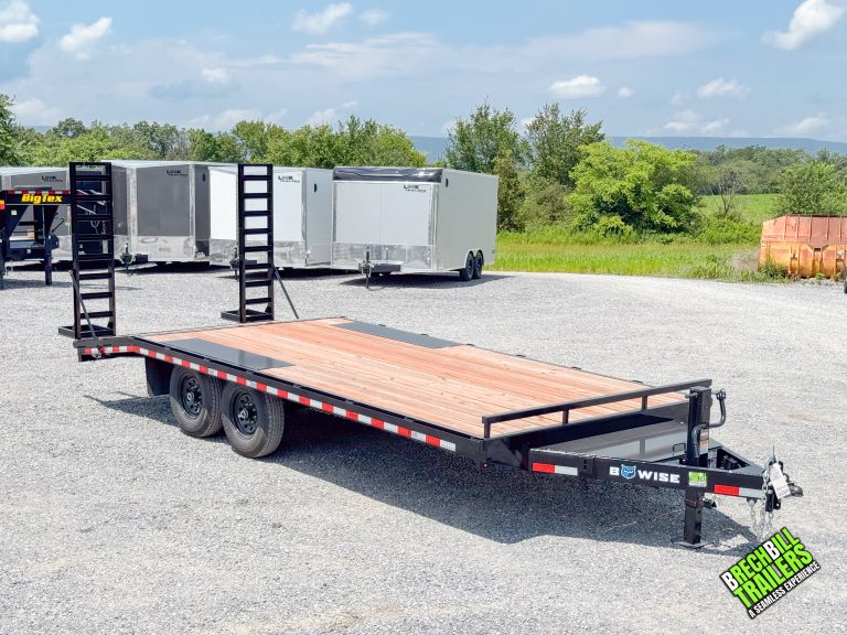 Built for performance this 14K 8x20 deckover trailer features LED lighting 7K axles durable decking and heavy duty ramps for easy loading. 0690