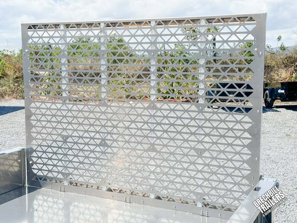 Close up view of the ramp.