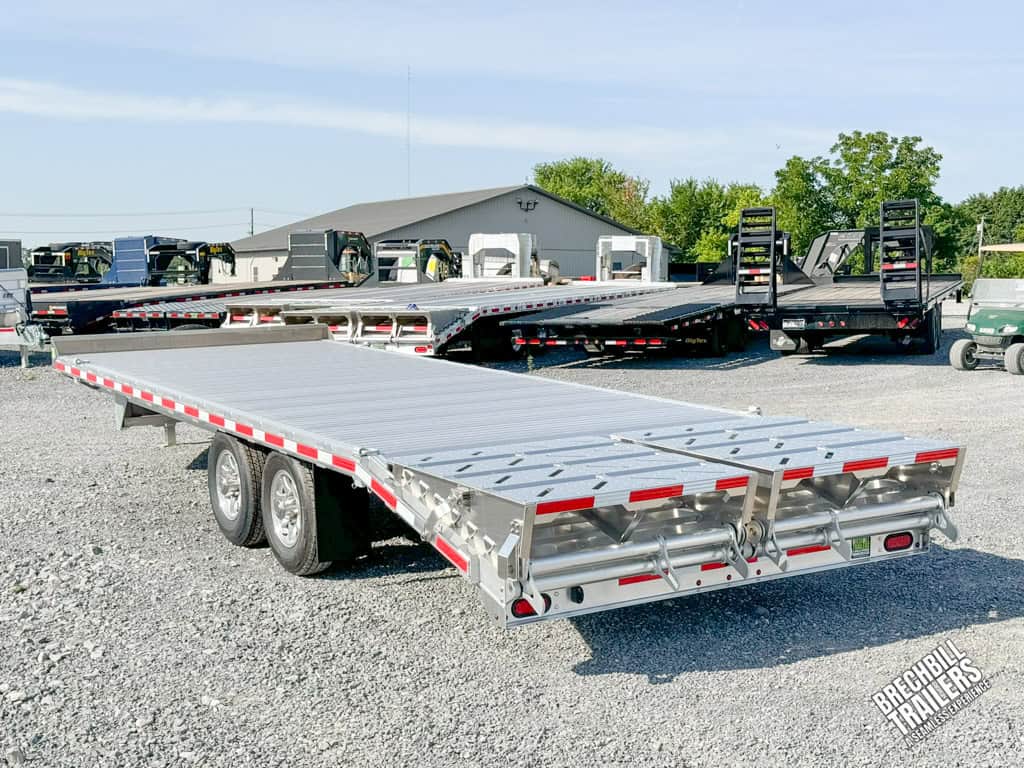 EBY Aluminum Equipment Trailer 14k Deck Over for sale.