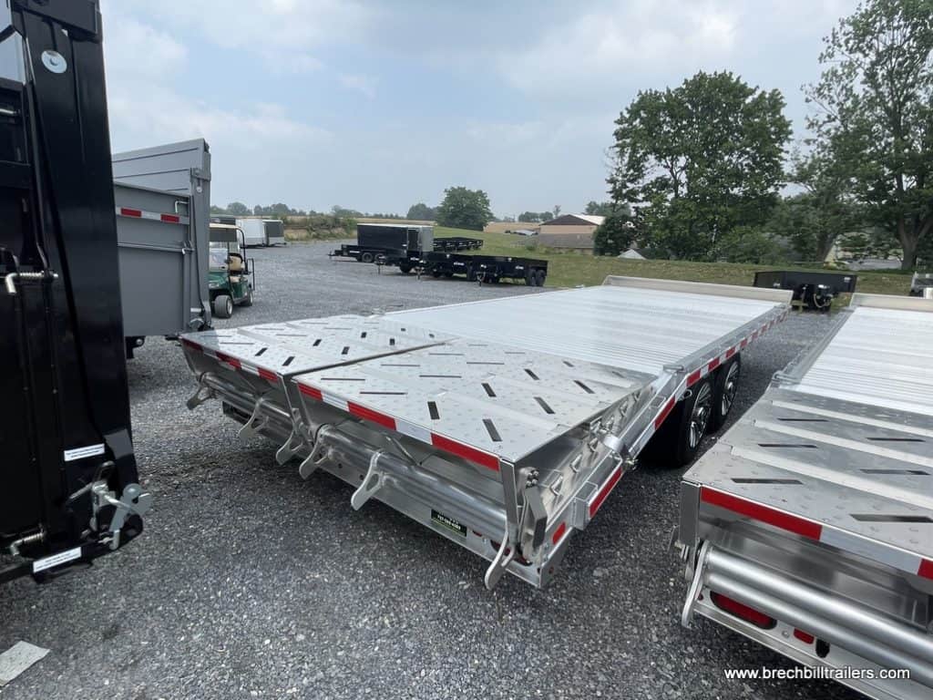 All aluminum EBY Deck-Over 16K Equipment Trailer