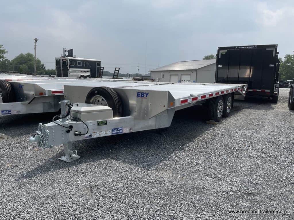Front of the EBY Deck-Over 16K Equipment Trailer