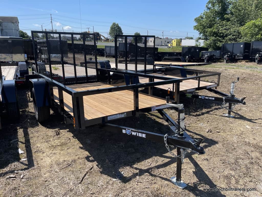 BWise UT Single-Axle Utility Landscape Trailer