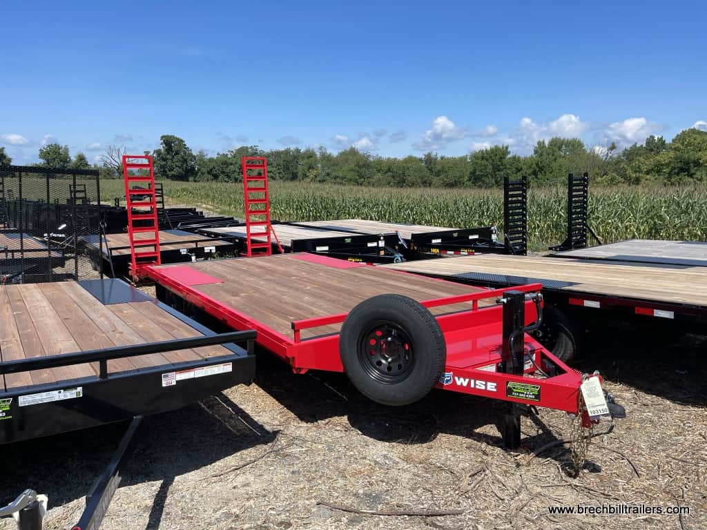Bwise Gooseneck Deck Over Equipment Trailer