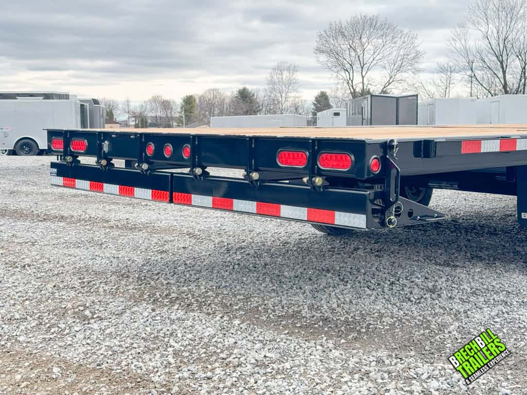 Back of the Bwise Hydraulic Tilt-Deck Trailer
